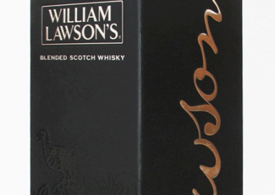 Caixa de whisky William Lawson’s